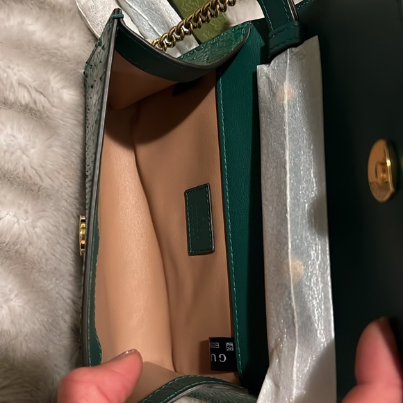 GUCCI MINI DIANA PYTHON BAG - Picture 7 of 12